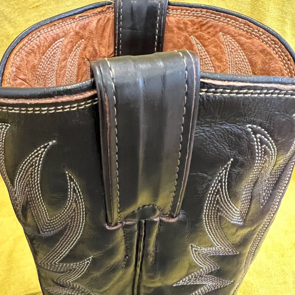 Rare Exotic Pre-Ban Justin Sea Turtle Boots - Picture 9 of 16